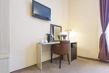 Interior of a hotel room