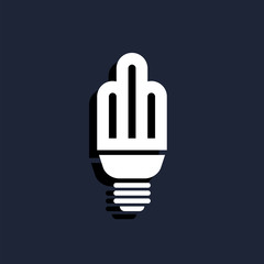 energy-saving light bulb icon