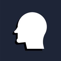 head profile icon