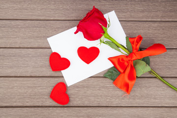 Romantic love letter