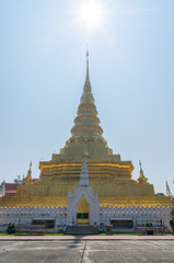 Fototapeta premium Wat Prathat Chaehang, Nan,Thailand 