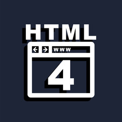 icon html 4