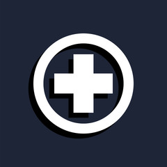 Obraz premium icon medical in round