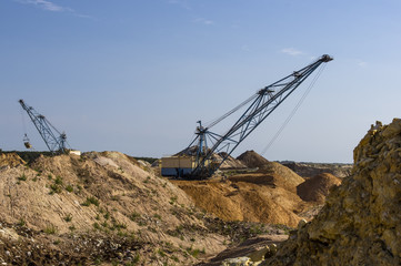 big dipper dragline excavator