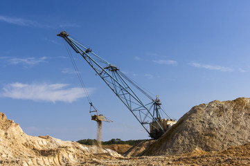 big dipper dragline excavator