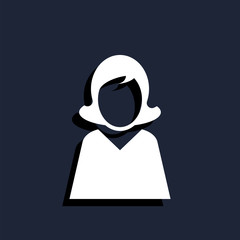 icon woman user