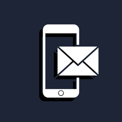 mail smartphone icon
