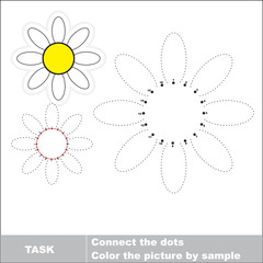 Vector Camomile to be traced.