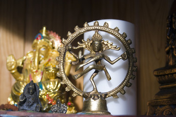 statues of Hindu gods