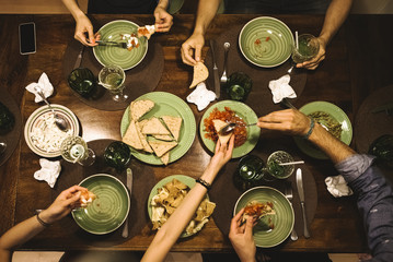 Friends party at home