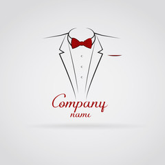 Logo elegant tuxedo