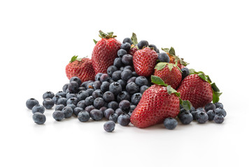 blueberry and strawberry
