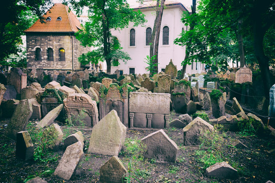 Jewish cemetery, Prague, Czech republic