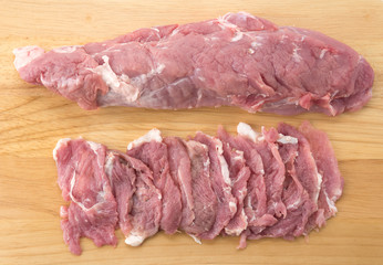 slice pork