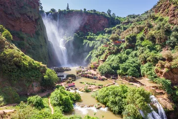 Fototapeten Ouzoud waterfalls, Grand Atlas in Morocco © Noradoa
