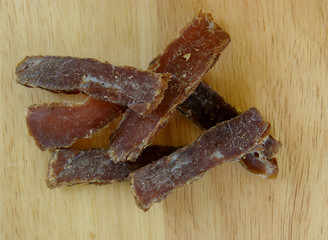 Biltong dried meat