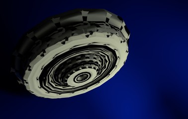 Statek kosmiczny UFO © fotovapl