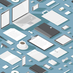 Seamless background pattern for business