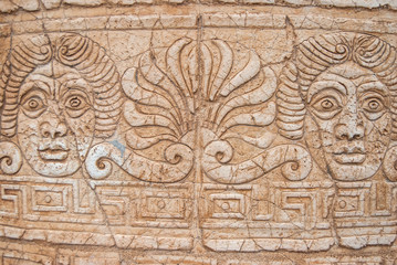 ornament on original ancient Greek amphora