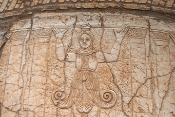 ornament on original ancient Greek amphora