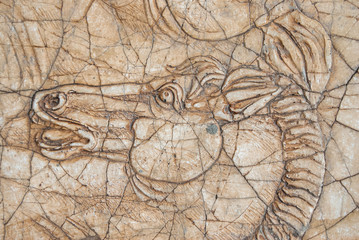 part of original ancient Greek vase