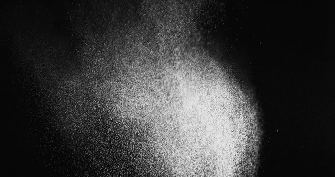 Uniform dust particles falling from top of screen compositing asset 