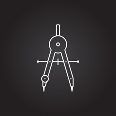 Vector compasses icon 