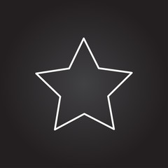 Vector star icon 