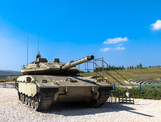 Israel made main battle tank Merkava  Mk IV