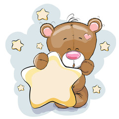 Bear with star