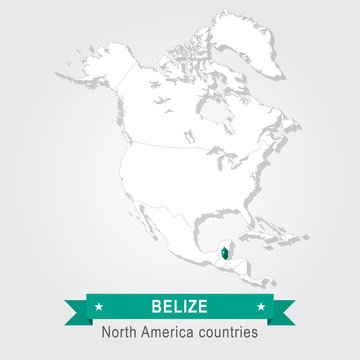 Belize. All the countries of North America.