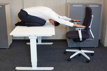 short break for yoga in the office