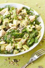 avocado and chicken salad