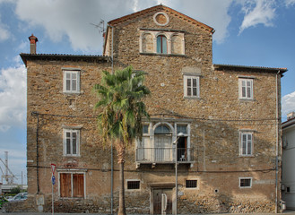 Old stone  house in Koper in Slovenia