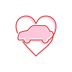 Car Love and Care Logo Icon