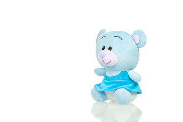 Teddy bear blue little cute