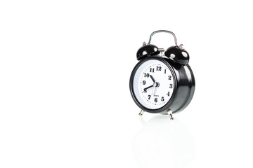 Black alarm clock