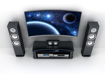 Fototapeta premium TV and hi-fi