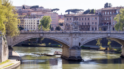 Fototapeta premium Ponte Vittorio Emanuelle II Rom