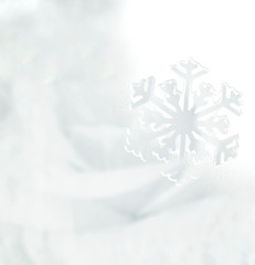 Winter background. Snowflakes soft tone.