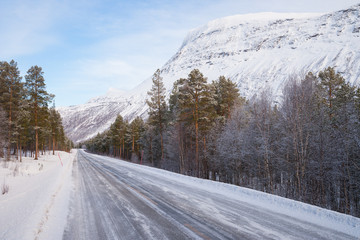 Obraz premium Winterlandschaft in Norwegen