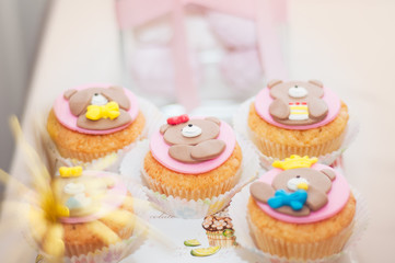 Birthday pink cakes