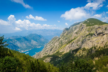 Fototapeta na wymiar Lovcen mountain range