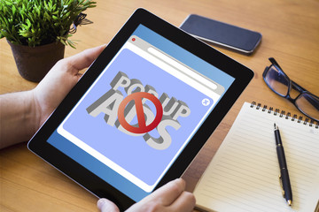 desktop tablet ads block