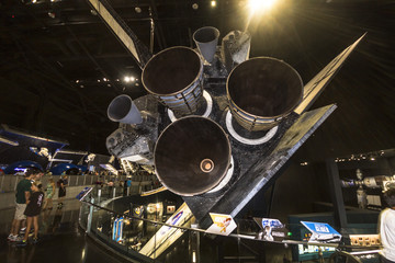 Atlantis Shuttle in Kennedy Space Center - obrazy, fototapety, plakaty