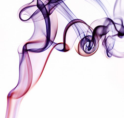 Abstract smoke swirls