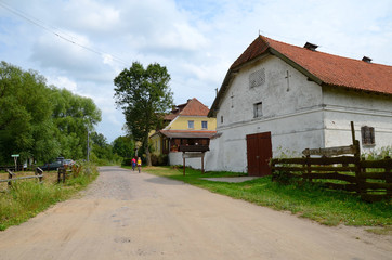 Fototapeta na wymiar Country road (Łuknajno, Mazury, Poland)