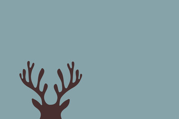 Rentier Weihnachtskarte