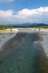 The Durance river in Provence