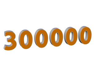 300000, üçyüz bin sayısı